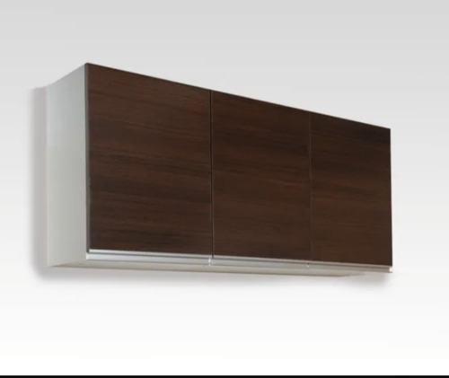 Alacena 3 Puerta 140 X 60. Color Wenge. Perfil J De Aluminio