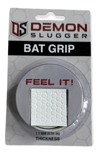 Grip Para Bat De Béisbol Softbol Demon Slugger Blanco
