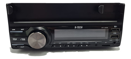 Som automotivo H-Tech HT-1222 com USB, bluetooth e leitor de cartão SD