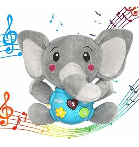 Peluche Elefante Música Juguetes Bebés Juguetes Bebé...