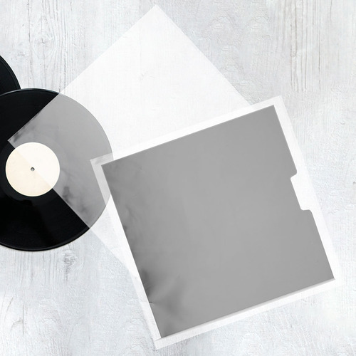 50 Unidades, Fundas Exteriores Para Discos De Vinilo Autoadh