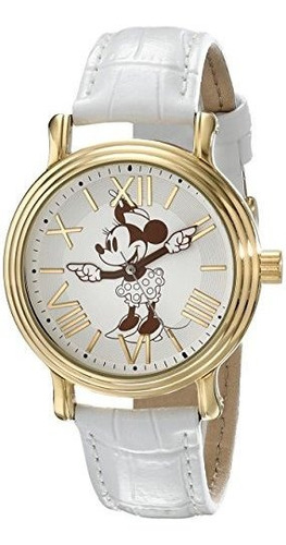 Disney W Minnie Mouse Analogico Pantalla Reloj De Cuar