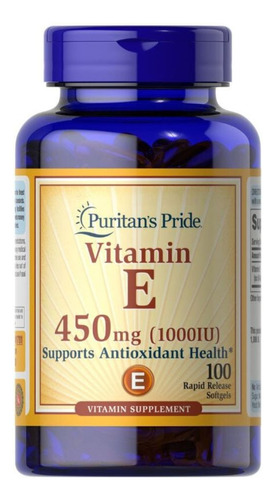 Vitamina E 1000 Iu 450 Mg Vitamin - Unidad a $69900