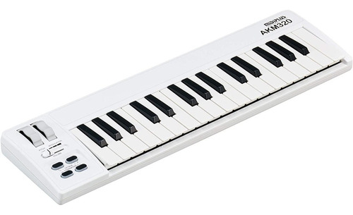 Teclado Controlador MIDI Midiplus Akm320 32 Teclas  - Blanco