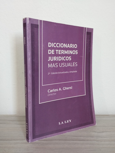 Diccionario De Términos Jurídicos Más Usuales - Libro Usado