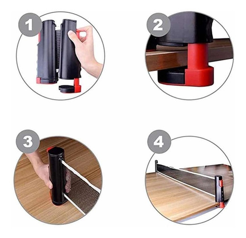 Imagen 7 de 7 de Red Ping Pong Instant Sensei® - Adaptable A Cualquier Mesa