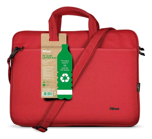 Bolso Maletin Notebook Laptot Trust Bologna Red Diginet