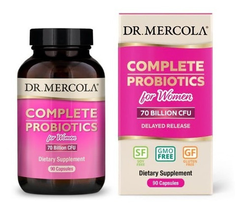 Probioticos Para Mujer  Dr Mercola 70 Billion Cfu *90 Dias