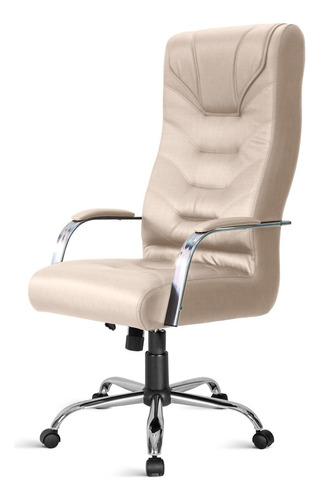 Cadeira Pres.extra Galluzzo Giratória Relax 2333 C/br 1005 Cor Beige