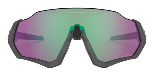 Lentes de ciclismo Bici Oakley Flight Jacket Matte Steel Prizm