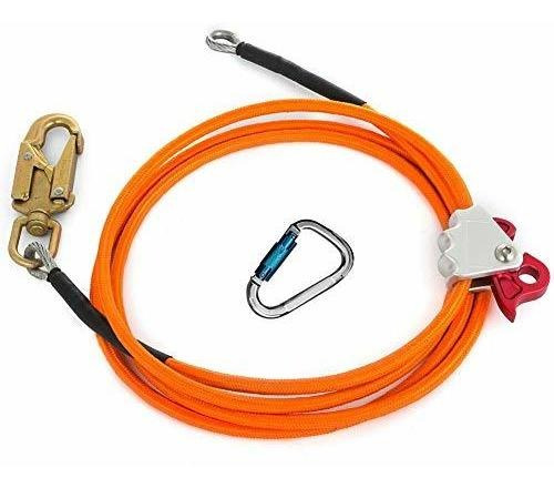 Wire Core Flip Line Kit 1 2  With Triple Carabiner And Snap