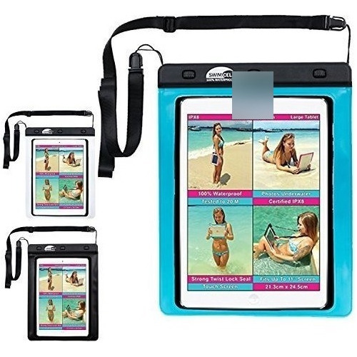 1 Funda iPad Impermeable Para Grandes Y Pequeños Tableta Ip