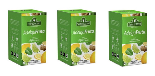 Te Adelgafruta Limon Lima Jengibre Menta Saint Gottard X3