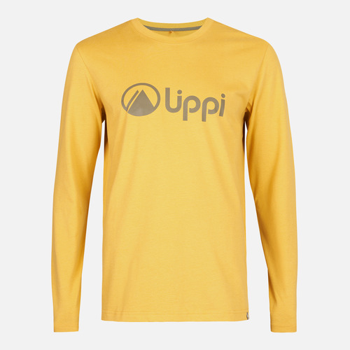 Polera Hombre Lippi Logo  Long Sleeve T-shirt Mostaza