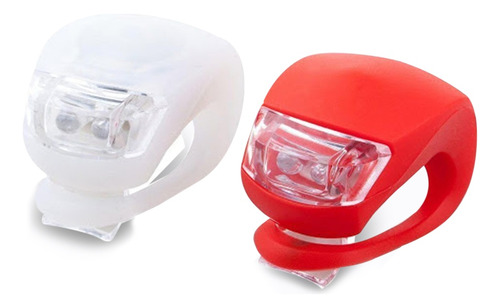 Luz Led Para Bicicleta Roja / Blanca (001)