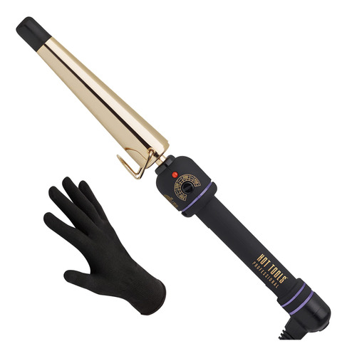 Hot Tools Professional De Hierro Rizado Cónico De Oro De 24k