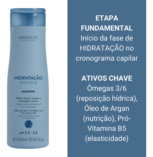 Shampoo Arvensis Hidratação Intensiva 300ml