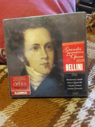 Grandes Maestros De La Opera 5 Cds Mas Libro Bellini