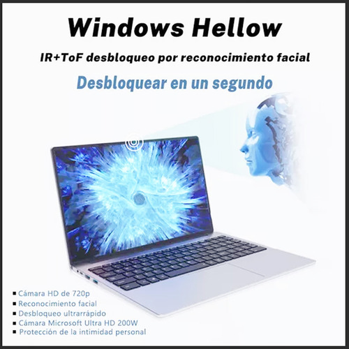 15.6 Pulgadas N5095 4c4t 2.9ghz Laptop 16gb Ddr4 512gb Ssd Ñ Plateado