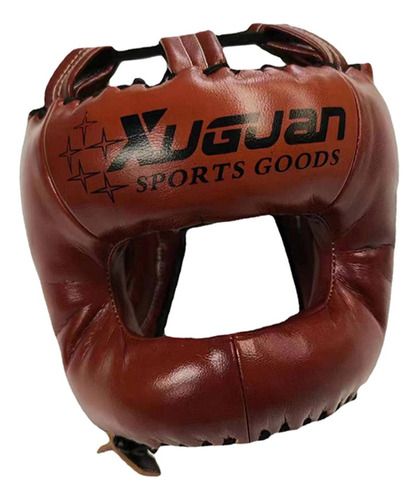 Casco De Boxeo, Entrenamiento De Mma, Acolchado Marrón M .