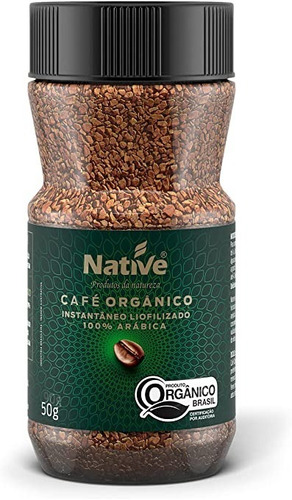 Café Orgânico Liofilizado Instantâneo 50g - Native