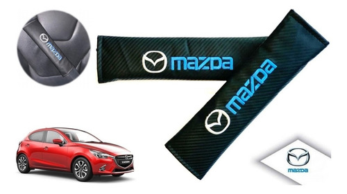 Par Almohadillas Cubre Cinturon Mazda 2 Hb 2019