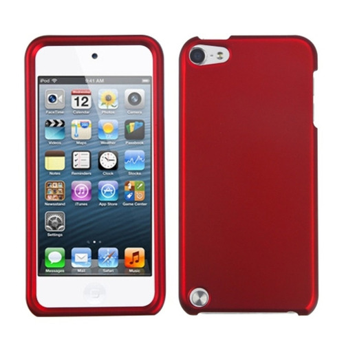 Case Mp3 Asmyna Titanium Solid Red Protector Cover For I