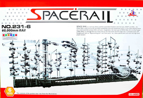 Montaña Rusa Spacerail Nivel 6 De 60 Mts Anti Playstation