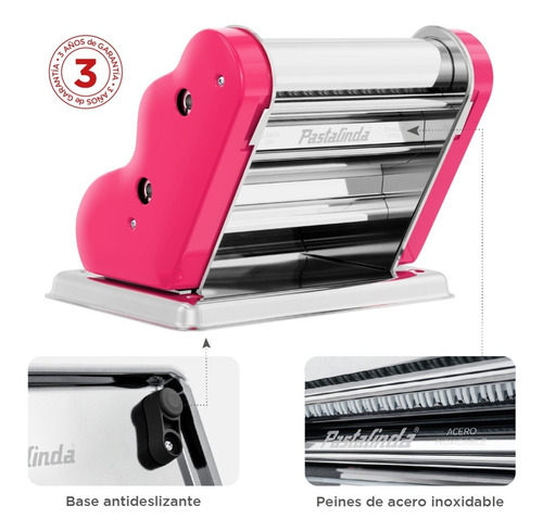 Imagen 3 de 10 de Pastalinda Máquina Clásica 200 Fucsia