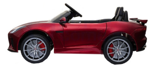 Auto a batería para niños ImportComers Jaguar F-Type SVR pint especial  color rojo 220V