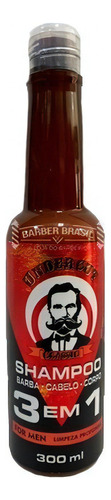  Shampoo 3 Em 1 Undercut For Men Barba, Cabelo, Corpo- Barber