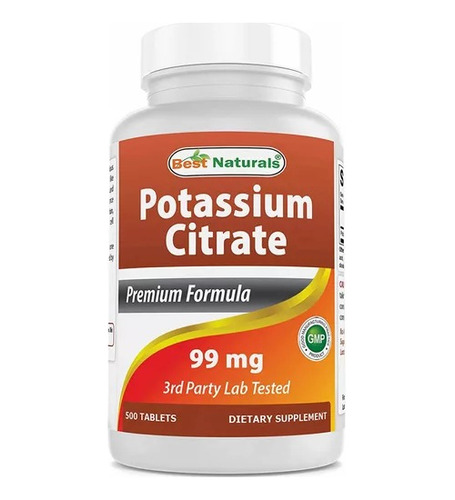Potassium Citrate 99 Mg, Supports Electrolyte Balance And N