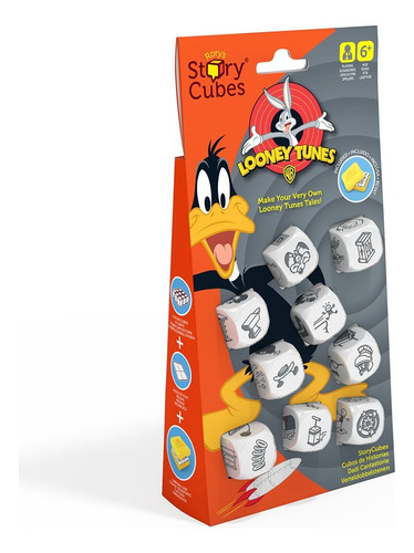 Creativity Hub Rorys Store Cubes: Juego De Dados Looney Tun.