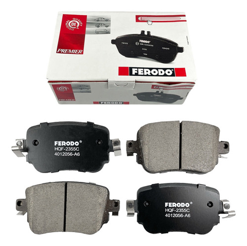 Pastillas Freno Ceramica Ferodo Seat Leon Trasera 2013...