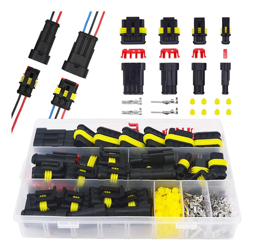 352 Pcs Conector Impermeable Automotriz A Enchufe Terminal