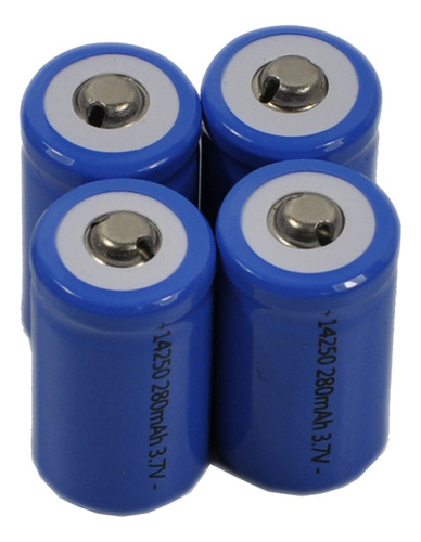 Aa Bateria Superior Boton Recargable Li-ion Para Linterna