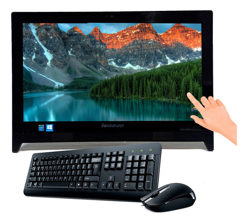 Computadora Tactil Aio Pc Lenovo Dual Core 4gb 500gb Outlet