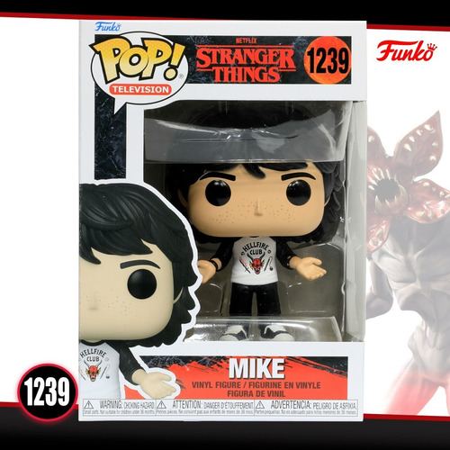 Imagen 4 de 7 de Funko Pop Mike #1239 Stranger Things Serie Netflix Original