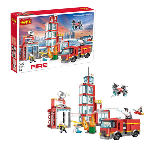 Lego Fire Headquarter Cogo