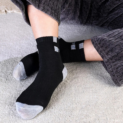5 Pares De Calcetines Deportivos Algodón Transpirables Para