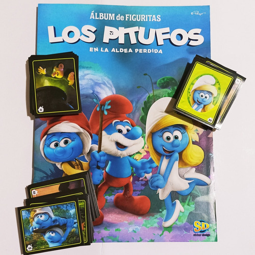 Los Pitufos - Álbum + 100 Figuritas A Pegar
