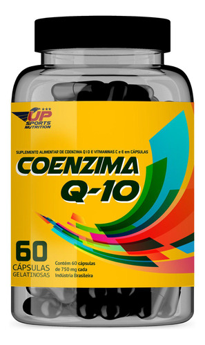 Coenzima Q10 750mg Com 60 Cápsulas