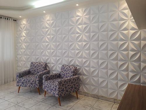 Imagem 9 de 10 de 13placas Poliestireno Ilove3d Revestimento Decorativo Petala