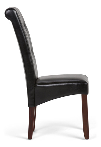 Simplihome Cosmopolitan Parson Juego De 2 Sillas De Comedor Diseño De La Tela Color De La Estructura De La Silla Color Del Asiento