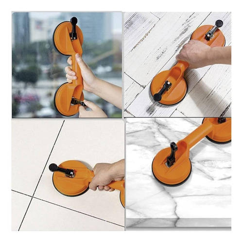 Doble Ventosa Para Vidrios De Aluminio Equus