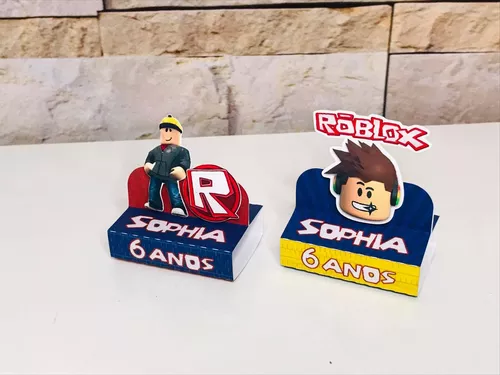 Lembrancinhas Roblox Caixa Bombom - 10 Unidades.