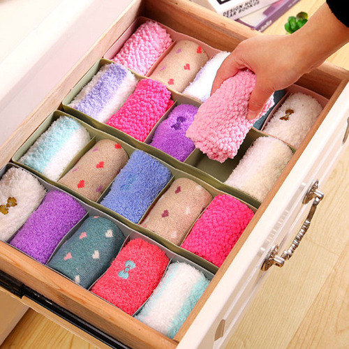 Caja De Almacenamiento Con 5 Rejillas Para Ropa Interior, Pa