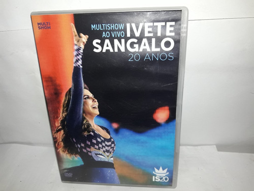 Dvd Ivete Sangalo Multishow 20 Anos 2014 Semi Novo