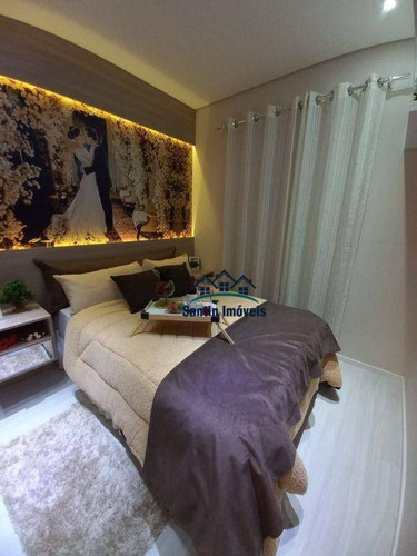 Imagem 14 de 15 de Apartamento Sem Condomínio Com 02 Quartos , Fino Acabamento, Vaga Coberta E Determinada À Venda, 57 M² - Vila Francisco Matarazzo - Santo André/sp - Ap2218