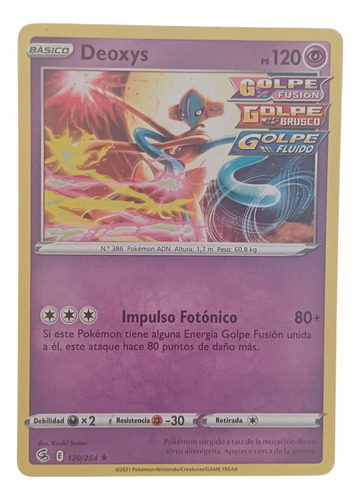 Pokemon Tcg / Carta - Deoxys  (120/264)